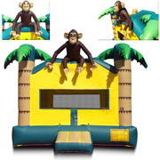 cheap bouncy castles jungle orangutan